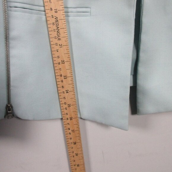 Club Monaco Blazer Women Light Green Open Wool Blend Career Office Work 506 - Picture 14 of 15